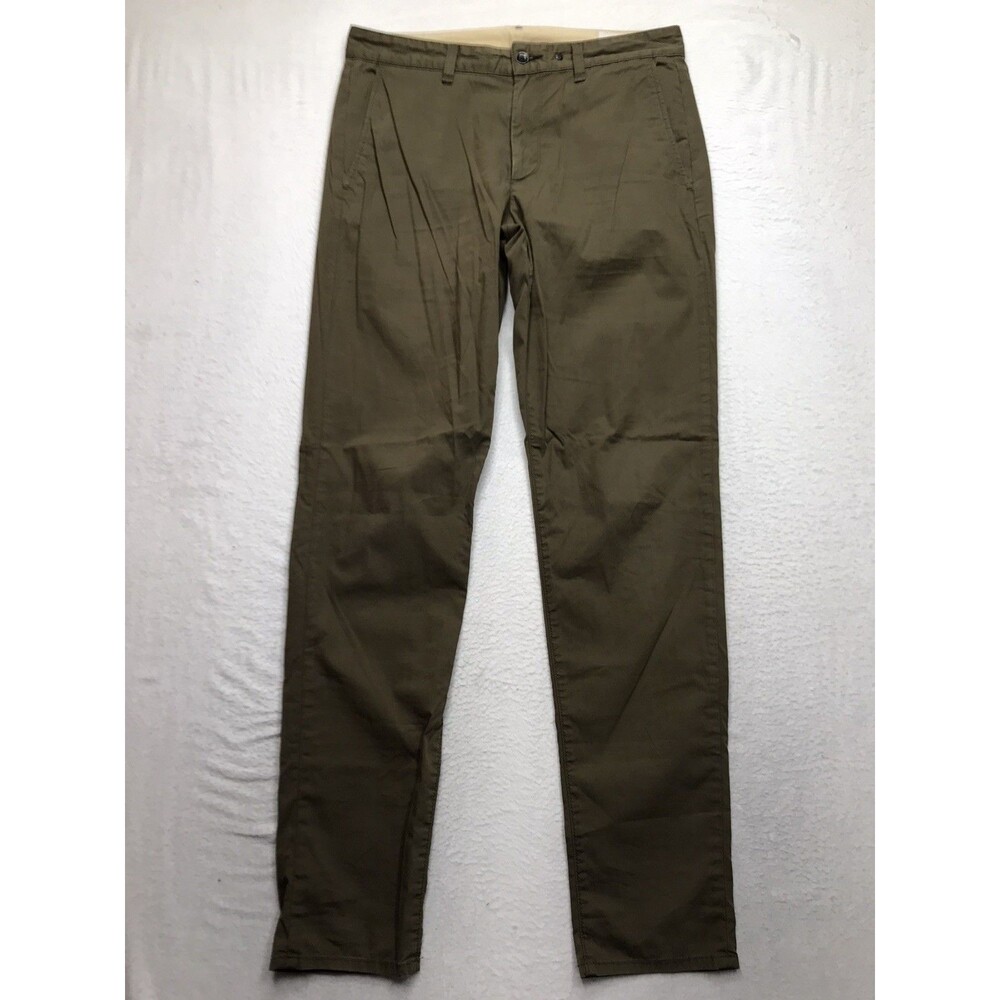 RAG & BONE Standard Issue Military Pants Men 34x33 Olive Green USA Made Chino